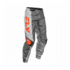 Kalhoty F-16, FLY RACING - USA 2025 (šedá/černá/bílá) 38