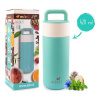 Mixit 2go Termoska s čajovým sitkom mintová 420 ml