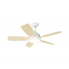 Aigostar B.V. | Aigostar-LED Stmievateľný str. ventilátor 20W/230V 2700-6500K 132cm+DO biela/béž. | AI1571