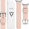 Kožený remienok 22 mm pre Samsung Galaxy Watch Ultra prémiovo ružový MOVEAR