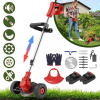 MOCNÝ AKUMULÁTOROVÝ VYŽÍNAČ KOSA VYBAVENIE 650 W 18000U/min + 2*AKU