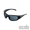Hawk Smoke Lens Safety Specs - Black Scruffs