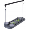 Trizand 27190 Multifunkční Pilates cvičící deska s úchyty 97 × 35 cm, šedá