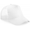 Beechfield | B640B, Detská 5 panelová šiltovka Trucker, biela - biela