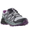 Obuv Salomon Speedcross J L41727200 - quarry/black/sparkling grape 32