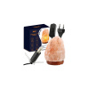 BERGE Solná lampa 1-2kg - Ionizátor / noční lampa