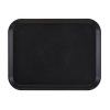 Cambro Polypropylénová tácka fast food, stredná, Cambro, čierna, Čierna, 300x410x(H)19mm