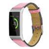 BStrap Leather Italy Large remienok na Fitbit Charge 3 / 4, pink SFI006C09