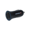 SWISSTEN CAR CHARGER 2,4A POWER WITH 2x USB + CABLE USB-C 20110908