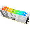 KINGSTON DIMM DDR5 (Kit of 2) FURY Renegade White RGB XMP 32GB 7200MT/s CL38 KF572C38RWAK2-32