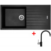 Sinks PERFECTO 1000 Pureblack + Vitalia GR G15126