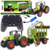 TRAKTOR S DIAĽKOVÝM OVLÁDANÍM, ZVUKOM, SVETLAMI, AKUMULÁTOROM A LESNÝM PRÍVESOM