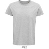SOL's Collection Tričko Crusader Men z bio bavlny, krátký rukáv, pánské COT25358207714-grey melang 4XL Melír šedá