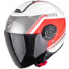 SCORPION prilba EXO-CITY II Vita white/red - M