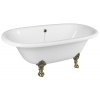 Polysan REGATA voľne stojaca vaňa 175x85x61cm, nohy bronz, biela SPH 10121