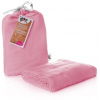 XKKO BMB Bambusová zavinovačka 120 × 120 - Baby Pink + klipy na kočárek