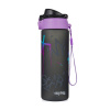 Fľaša Oxybag OXY Click 600 ml Graffiti girl šedo-fialová