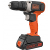 BLACK+DECKER Aku vŕtačka 18V, 1.5Ah BCD001C1