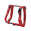 Postroj ROGZ H Fancy Dress Red Bone L 2 X 29-64cm