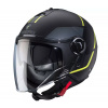 Prilba na moto Caberg Riviera V4X Geo matt black/yellow fluo/anthracite čierna S