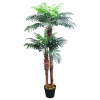 Decovego Umelá palma veľká umelá palma umelá rastlina palma umelá ako skutočná plastová rastlina balkón kokosová palma kráľovská palma dekorácia 170 cm vysoká Decovego