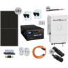Solarmi HG8000M solárna elektráreň: 14,3kWh LiFePO4, 8kW hybridný menič s limiterom, 18x solárny panel (8,64kWp)