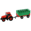 Teddies Traktor Zetor s vlečkou 36 cm na zotrvačník