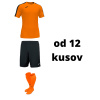 Futbalová sada Joma Academy s krátkym rukávom pre mužstvo, od 12 kusov, oranžová / ?ierna počet ks v sade: 25 hráčskych setov