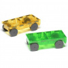 MAGNA-TILES Magnetická stavebnica Cars 2 dielna Green/yellow Magna Tiles