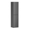 Hansgrohe Xevolos E - Vysoká skrinka 40x176x36 cm, 2 dvierka, pánty vľavo, matná sivá/metalická sivá 54220770