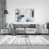 zahrada-XL Konferenčné stolíky 2 ks betónovo sivé 50x50x40cm kompoz. drevo 829389