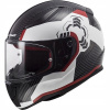 PRILBA LS2 FF353 RAPID GHOST WHITE BLACK RED XXXL (PRILBA LS2 FF353 RAPID GHOST WHITE BLACK RED XXXL)