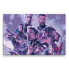 Maľovanie podľa čísel - Avengers - film - 60x40 cm, bez dřevěného rámu - výroba CZ