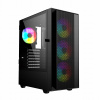 GEMBIRD Puzdro Midi Tower Fornax 4000 ARGB čierne