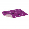 Vetbed protišmyk / Drybed purpurový packa a hviezda 100 x 75 cm, vlas 30 mm 100 x 75 cm