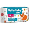 Baby Soft detské vlhčené utierky 72 ks