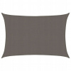 Slnečná plachta, 160 g/m², antracitová, 3x4,5 m, HDPE