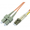 OXNET Optický duplex patch kábel 50/125, OM2, LC/SC, 1m 13-HPM111-1M