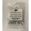 Protišmykové skrutky do rybárskych čižiem 5,5x19mm 20ks