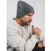 Sivá pánska zateplená zimná čiapka Bolf 386010