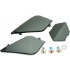 LS2 MX701 PEAK SCREWS+COVERS MATT BLACK