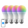 Inteligentné LED BLU žiarovky Broadlink LB4E27 RGB (4 kusy)