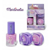 Martinelia Little Unicorn Mini Set Trio sada lak na nechty ružová + balzam na pery 3 ks