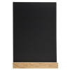 EXACOMPTA Tabuľa popisovateľná kriedou, vertikálna, A4, menu, čierna