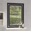 vidaXL Magnetická okenná sieťka proti hmyzu biela 80x120 cm