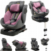Autosedačka 0-36kg Baby Como I-Size otočná autosedačka o 360° so stabilizačnou nohou ruzova