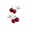 Knoflickarna.CZCufflinks of cherries0865
