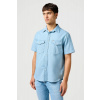 Wrangler Pánska košeľa Wrangler® Short Sleeve Western Shirt 112362749 Farba: Modrá, Veľkosť: 3XL