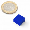 Kvádrový neodymový magnet KV-11-11-06-P modrý