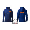 Dámska mikina s motívom KTM Racing (Mikina s moto motívom)